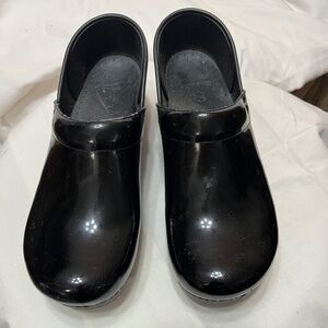 Dansko Patent Leather Clogs